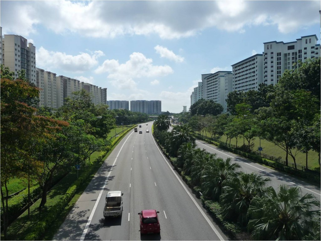 כביש מהיר בסינגפור, התמונה באדיבות ברנט ריאן