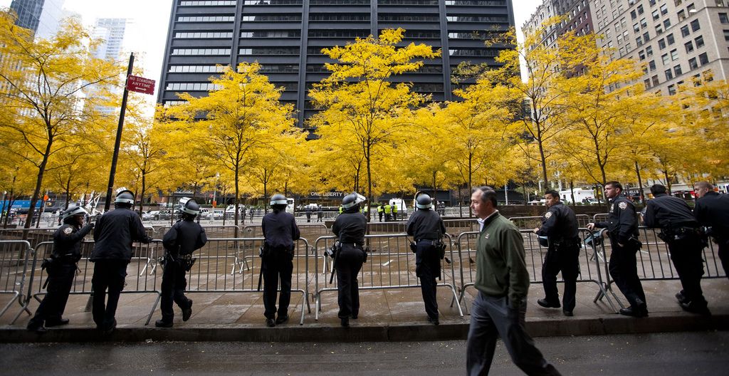 מהו תפקידו של המרחב הציבורי בעיר בעיצוב פעולת המחאה? פארק זוגוטי, ניו יורק 2011 (צילום: Dan Nguyen, flickr)