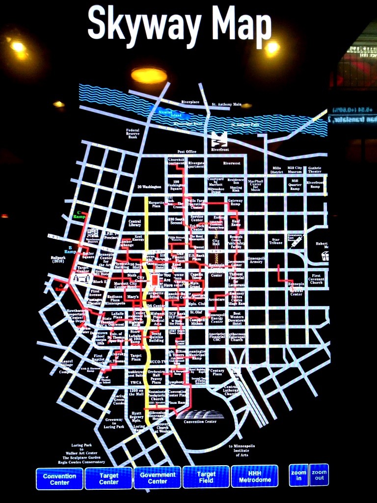 מפת הSky System (צילום: כרמל חנני)